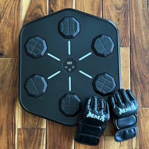 Exercise Fitness Smart Music Boxing Machine w/Premium Gloves w/Bluetooth (NEW)